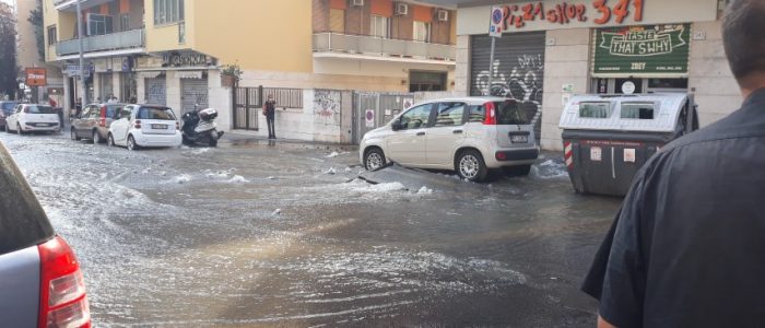 Allagamento Via Gregorio VIII - Roma